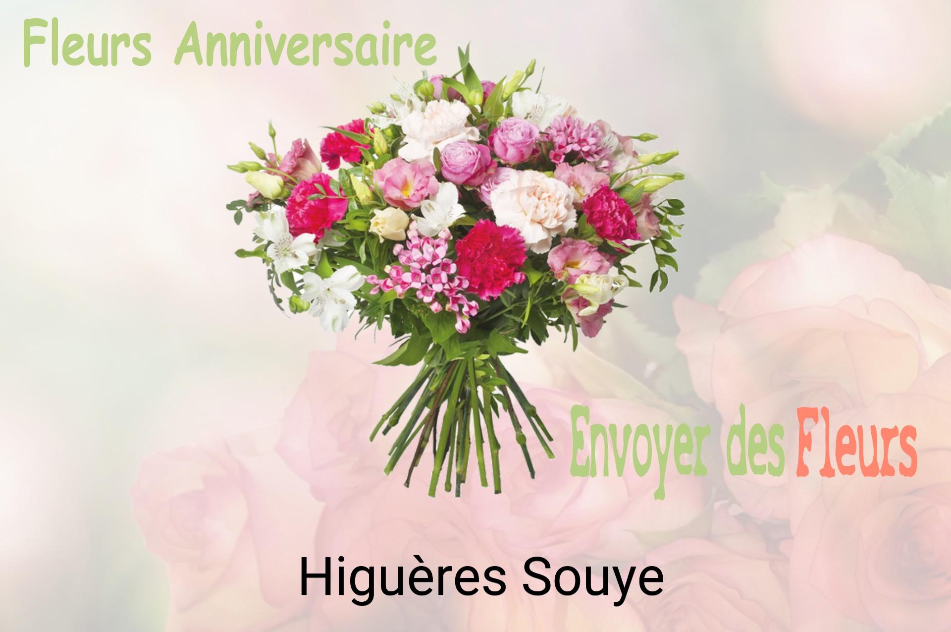 Bouquet de fleurs d’anniversaire livré à Higuères-Souye
