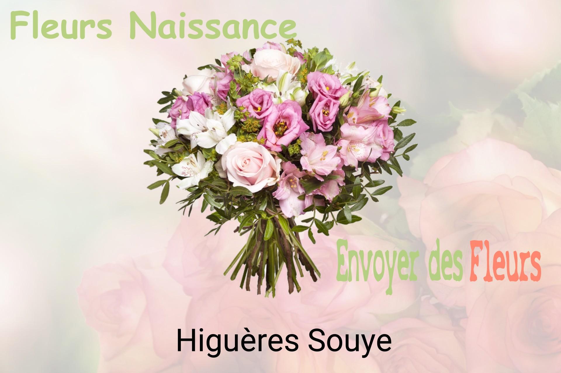 Bouquet de fleurs de naissance livré à Higuères-Souye