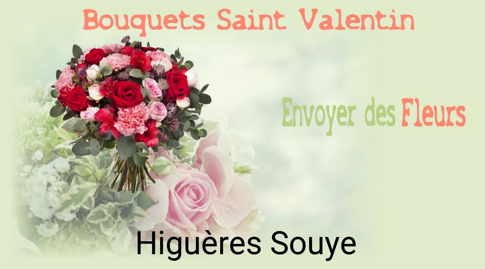 Roses de Saint-Valentin livrées à Higuères-Souye